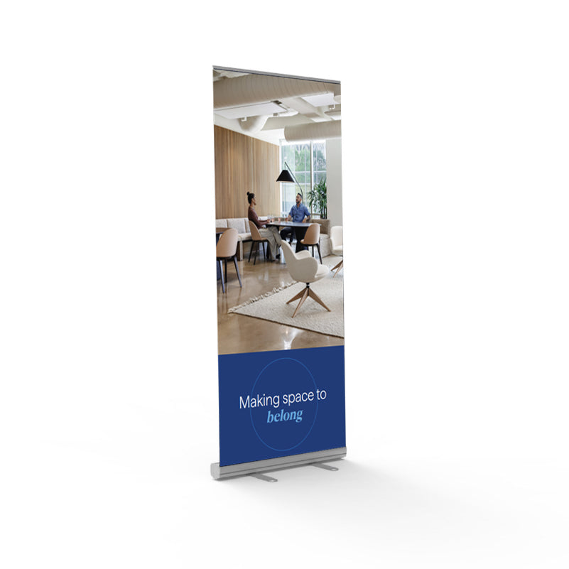 Economy Retractable Banner - Space to Belong