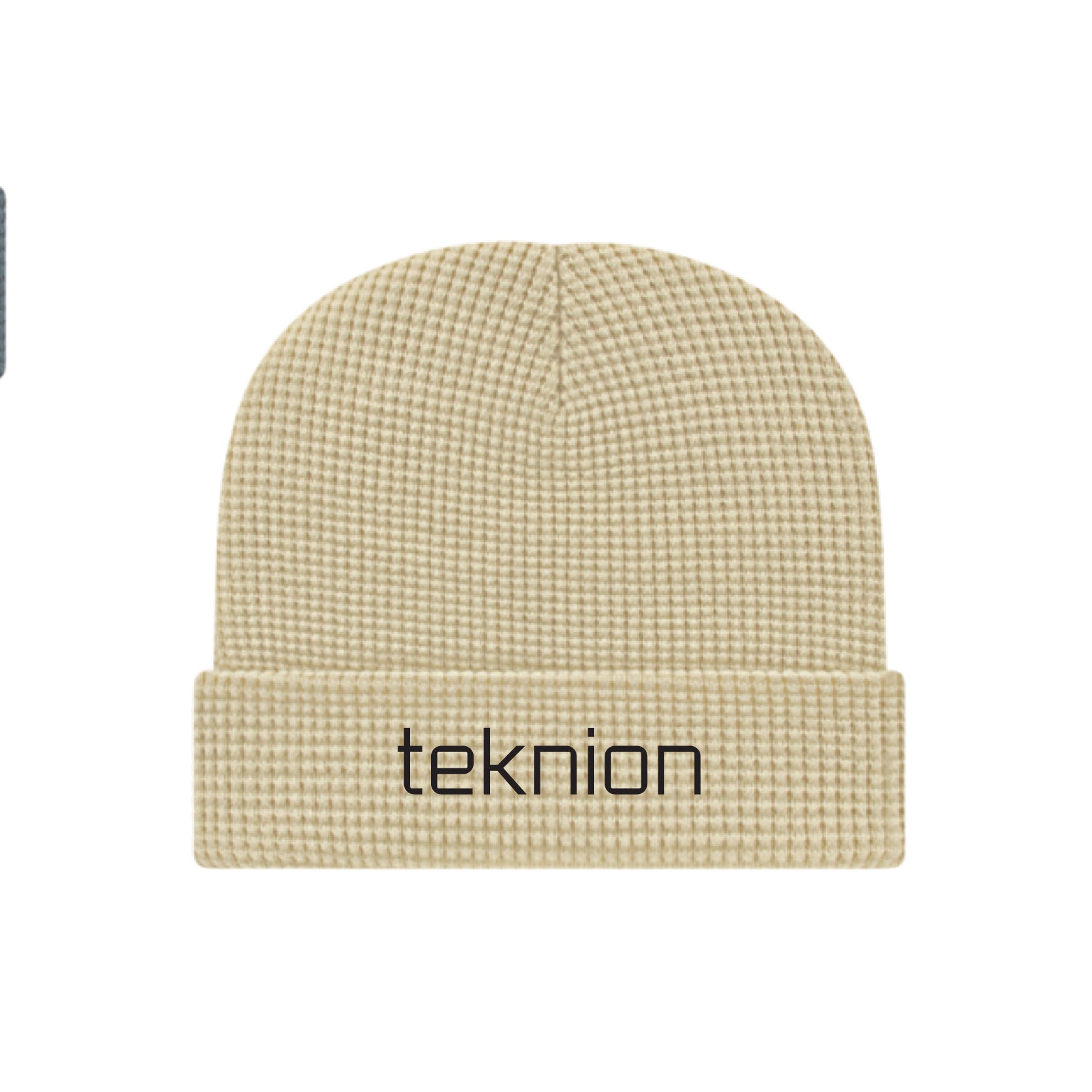 Teknion Waffle Knit Cap with Cuff